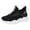 Black, variant on Rokment Women's Running Cross Trainning Shoes Fall Comfort Athletic Gym Fitness Trekking Jogging Sneakers Outdoor Sport Slip on Basketball Tennis Footwear Black Size 6.5
