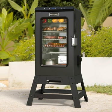 EAST OAK 725 Sq inches Portable Electric Smoker Digital Control with Leg Kit Night Blue