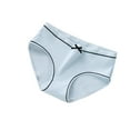 thumbnail image 3 of Guardurnaity TureClos, ropa interior elástica para mujer, calzoncillos de algodón para niña, bragas transpirables que absorben la humedad, ropa Ropa interior cielo azul L, 3 of 6