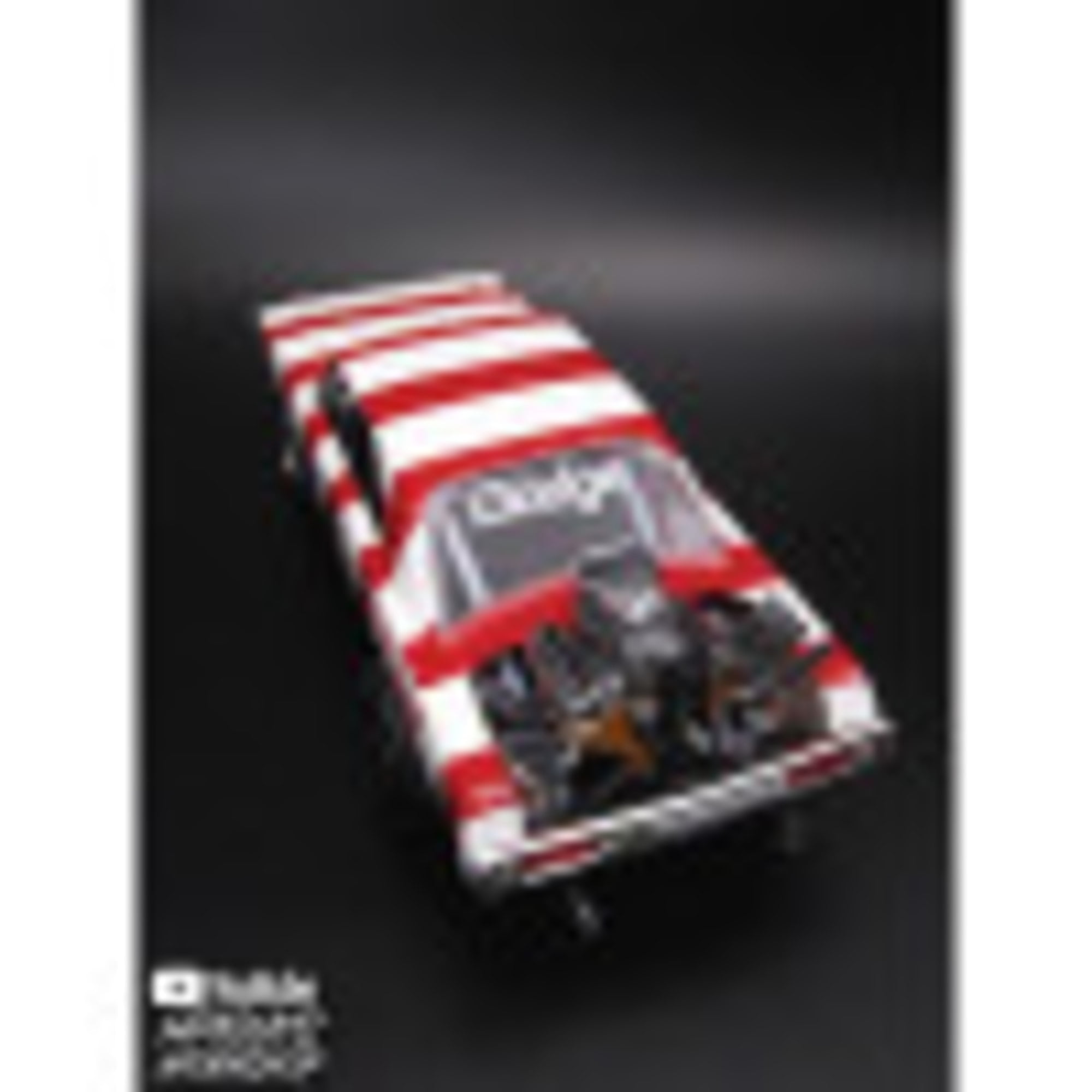 L.A. Dart Wheelstander Classic Car 1:25 Scale Model Kit, 68+ Parts