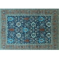 thumbnail image 1 of Ahgly Company Indoor Rectangle Oriental Light Blue Industrial Area Rugs, 2' x 3', 1 of 4