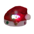 thumbnail image 2 of Christmas Decorations Plush Cloth Hat Card Santa Hat Children's Red Regular Christmas Hat, 2 of 2