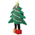 thumbnail image 1 of Disfraz de árbol de Navidad Hugo con Cubrezapatos para Adultos Traje de Cosplay, 1 of 7