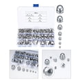 thumbnail image 3 of Almencla 165x Acorn Cap Nuts Hex Dome Cap Assortment Female Thread bolt Cap Dome Nuts, 3 of 8