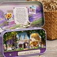thumbnail image 4 of DIY Miniature Dollhouse Kit, Exquisite Decorative DIY Dollhouse Kit Creative Battery Operated With LED Light For Christmas Gifts For Valentine's Day Gift, 4 of 8