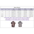 thumbnail image 3 of Camisas s Para Hombre Slim Fit Vuelta a la manga Camisa corta de Vintage Camisa Button Men's Casual Men Shirts (Orange, XXL), 3 of 6