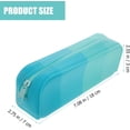 thumbnail image 2 of 2 Pcs Silicone Pencil Case Pencil Pouch,Colorful Portable Pen Bag Waterproof Stationery Storage Bag with Zipper,Stylish Makeup Bag for Pen Pencils Markers Cosmetic, 2 of 6