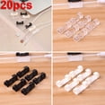 thumbnail image 5 of 20Pcs Self Stick Wire Cable Cord Clips Clamp Table Wall Tidy Organizer Holder, 5 of 5