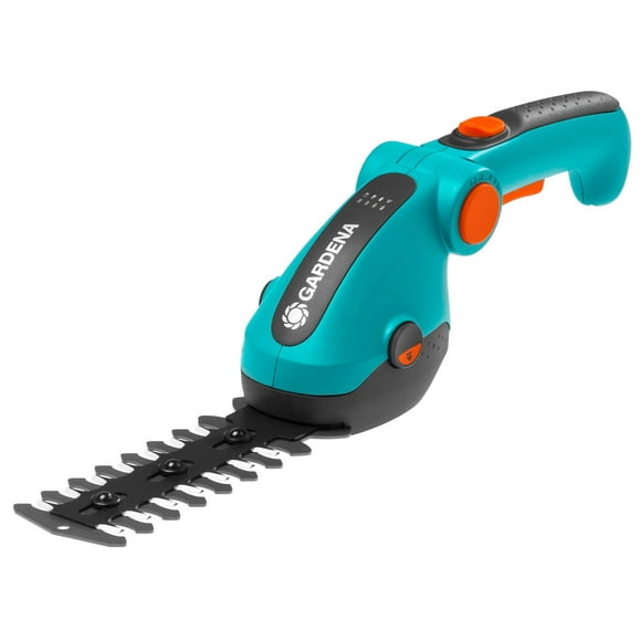 Gardena 9888-56 Battery Grass and Shrub Shears - Cordless, Handheld Shears for Trimming Lawn Edges or Small shrubs and Bushes, 80 Min Run time, Repla