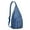 Blue-14, variant on Vintage Boho Sling Backpack – Retro Tribal Ethnic Crossbody Bag, Artistic Geometric Hiking Shoulder Bag for Women & Men, Rustic Floral Travel Daypack