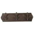 thumbnail image 2 of Durable Wood Wall Hanger With 3 Hooks, 2 of 2