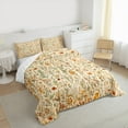 thumbnail image 4 of Manfei Western Garden Flower Full Size Comforter Sets, Rustic Farmhouse Bedding Comforter Set, Teen Kid Adult Female Reversible Bedding Sets, Breathable Home Decor, 3-Piece, 4 of 9