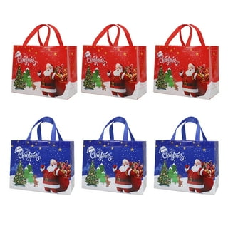 Personalized Christmas Tote Bags w/Name - 12 Design Options - Customized  Xmas Canvas Totes Bag for Women & Girls - Custom Noel Reusable Grocery Bags  
