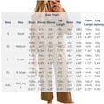 thumbnail image 2 of Xinoom Women Ribbed Knit Two Piece Outfit Set, Henley V‑Neck Long Sleeve Top and Wide Leg Pants, Cozy Loungewear Tracksuit for Casual Home Travel Wear Khaki,L, 2 of 5