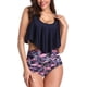 thumbnail image 2 of Trajes de baño de bikini sin espalda lindos de cintura alta para mujer Conjuntos de trajes de baño de dos piezas,M, 2 of 5