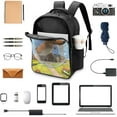 thumbnail image 3 of Grizzly Bear Lemmings Laptop Backpack College School Travel Daypack 2 Compartment Basic Bag Rucksack, 3 of 6