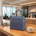 thumbnail image 5 of Kieccall Lunch Bag with Handle Portable Lunch Tote Bag for Work Picnic Food Storage Gift, 5 of 6