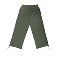 thumbnail image 5 of LEKODE Womens Capri Pants Summer Pants for Women Comfy Pants Women Active Wear Business Casual Pants for Women Exercise Pants for Women Plus Size Pants Blackish Green 2XL, 5 of 8