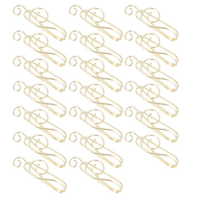 Musical Paperclips,Paper Clips Music Clefs,Tape, Adhesives Fasteners,20Pcs Musical Note Paperclip Music Binder Shape Creativity Modeling Metal Craft Suppliesgold