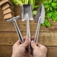 thumbnail image 3 of 3 Pieces Gardening Kit, Stainless Steel Garden Tools, Mini Gardening Tools for Adult Child, 3 of 5