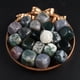 thumbnail image 4 of 100 piezas/lote de cuentas de lentejas de silicona de 12 mm, cuentas espaciadoras sueltas, sin BPA, de grado alimenticio, accesorios de joyería, collares y pulseras, 4 of 5