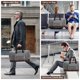 thumbnail image 2 of Litvyak Duffle Bag for Travel, Carry on Bag Travel Bags for Men Canvas Travel Duffel Bags Overnight Weekend Gym Bag Carry On Luggage Bags (Grey+Toiletry Bag), 2 of 8