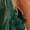 Ink Green, variant on Women's Summer Beach Sleeveless Tie-Front Crop Top in Lace and Mesh Chiffon Boho Y2k Style Dark Brown S