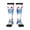 2 Black-1, variant on Women's Knee High Socks Chicagoan City Flag Art Outdoor Casual Tube Socks