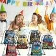 thumbnail image 3 of 12 Pcs Dogman Candy Drawstring Bag Drawstring Goodie Favor Bags for Boys and Girls Cartoon Birthday Party Decorations 27x34cm, 3 of 5