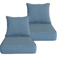 thumbnail image 1 of x Coussins de Patio à Assise Profonde pour Extérieur/intérieur, Ensemble de Rembourrage en Mousse Résiliente, Hydrofuges, Résistants aux Taches et aux Intempéries, Assise Profonde, Bas Chili, 1 of 7