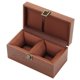 thumbnail image 5 of Estuche de almacenamiento para vajilla de té, versátil, con hebilla, resistente, ideal para regalo. Caja marrón para vajilla de té. Copa doble, 5 of 9