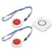 thumbnail image 1 of Wireless Caregiver Pager 1 for 2 Long Distance Transmission SOS Call Button for The Elderly Patient Disabled 100‑240V EU Plug, 1 of 5