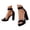 Silver, variant on Dakaela Platform High Heels for Women Round Open Toe Ankle Strap Heeled Sandals 4.13 Inch for Wedding Party Dress (8.5,Silver)