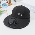 thumbnail image 3 of ibiyuan Solar Fan Hat for Women Upf 50+ Wide Brim Bucket Hat Usb Charging Adjustable Speeds Fishing Hat Funny 2-In Hands-Free Hat Fan Sun Hats for Men Fan Hat for Camping & Beach, 3 of 3