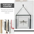 thumbnail image 3 of Raindrops 50pcs Portable Push Pin Black Plastic Fixer for Office Work, 3 of 8