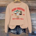 thumbnail image 1 of WILLBEST Sweat à Capuche Mode Hiver pour Femmes Imprimé Festif de Noël Col Rond TTTG, 1 of 3