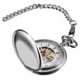 thumbnail image 2 of Visol VPW003 Quinn Polished Chrome Mechanical Pocket Watch, 2 of 5