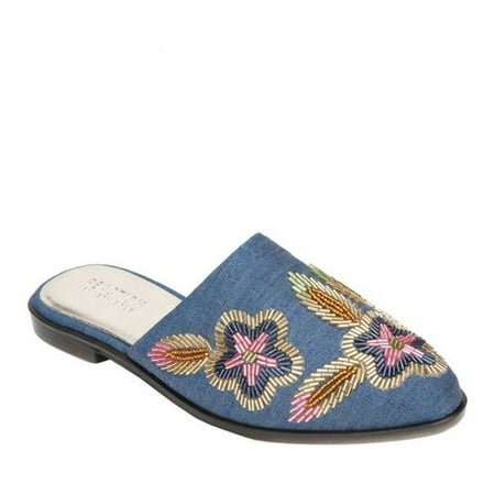 - Kenneth Cole Women's Speed Floral Blue Mules - 7M
