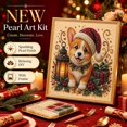 thumbnail image 2 of Kojanyu DIY Christmas Pearl Bead Painting Kit, Framed Canvas Rhinestone Art Set with Instructions, Holiday Crafts for Adults Home Wall Decor Gift., 2 of 6