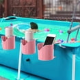 thumbnail image 2 of Pool Drink Holder Above Ground Pool Storage Above Ground Multifunctional Cup Holder Swimming Pool Organiser for Storing Drinks, 2 of 7
