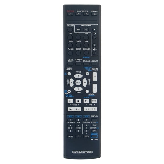 New AXD7569 Replace Remote for Pioneer AV Receiver VSX-822-K VSX-1022-K VSX-822