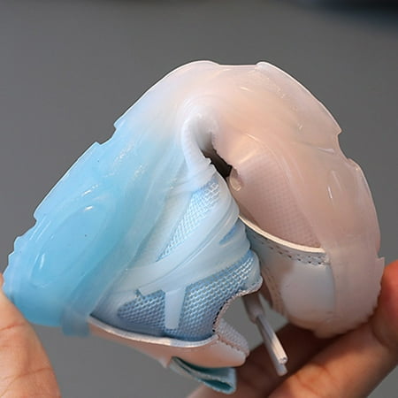 

TOWED22 Toddler Sock Shoes Fashion Light On LED Baby Shoes Casual Children Shoes Boy Sandals Soft Soled Kids Girls Sneakers Pink