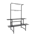 thumbnail image 5 of Wildnix Modern Carbon Steel Plant Stand with Multi-Tier Design, Adjustable Feet, Hanging Rods, Suitable for Indoor & Outdoor Use, 5 of 6