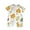 White, variant on Bovxnpu Baby Girl Bodysuit, Infant Baby Cotton Bodysuits, Short Sleeved Thin Cotton Baby Jumpsuit Cute Print Clothes Climbing Clothes 6 Months