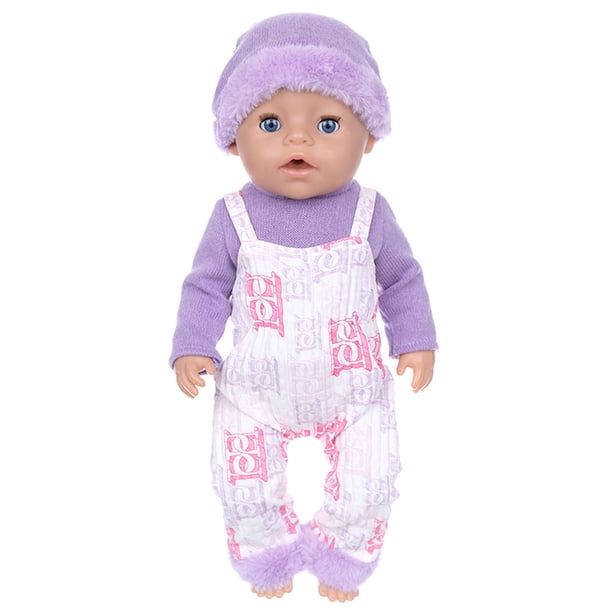 Ropa para muñecas bebés, conjuntos de ropa casual, ropa para muñecas, conjunto de ropa para muñecas, decoración, ropa decorativa para muñecas de 18 pulgadas, conjuntos de tela para muñecas.