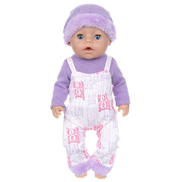 Ropa para muñecas bebés, conjuntos de ropa casual, ropa para muñecas, conjunto de ropa para muñecas, decoración, ropa decorativa para muñecas de 18 pulgadas, conjuntos de tela para muñecas.