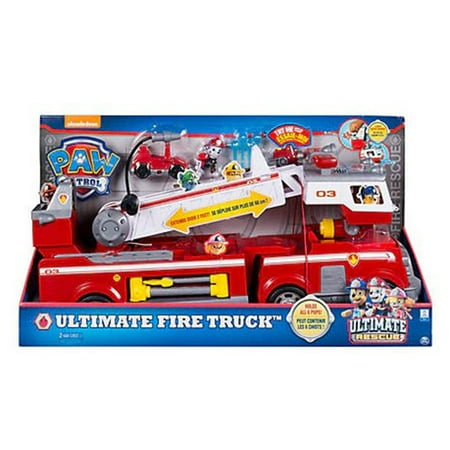 paw patrol ultimate rescue fire truck walmart