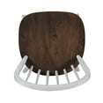 thumbnail image 7 of Noble House Conrad Farmhouse Rubberwood Dining Chairs, Set of 2, Brown, White, 7 of 7