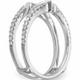 thumbnail image 6 of 14K White Gold Diamond Guard (Size 7) Made In India -Jewelry By Sweet Pea, 6 of 10