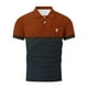 thumbnail image 5 of Blusa y camisa de manga corta con cuello vuelto para hombre, blusa de manga corta con solapa y botones estampados, blusa de poliéster para hombre, 5 of 5